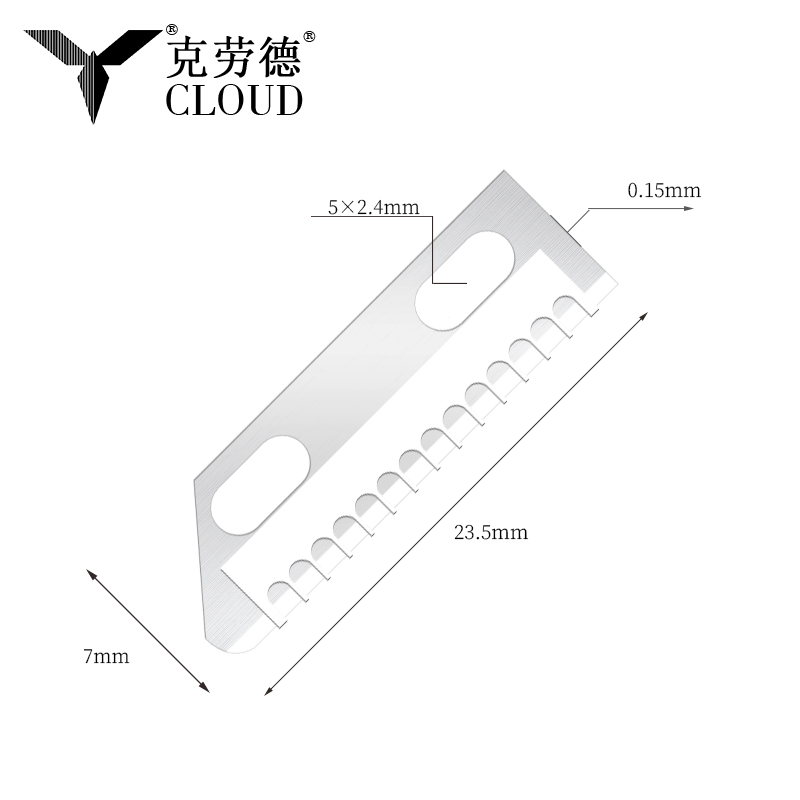 Portable Ultra-Smooth Stainless Steel Shaping Razor Blades