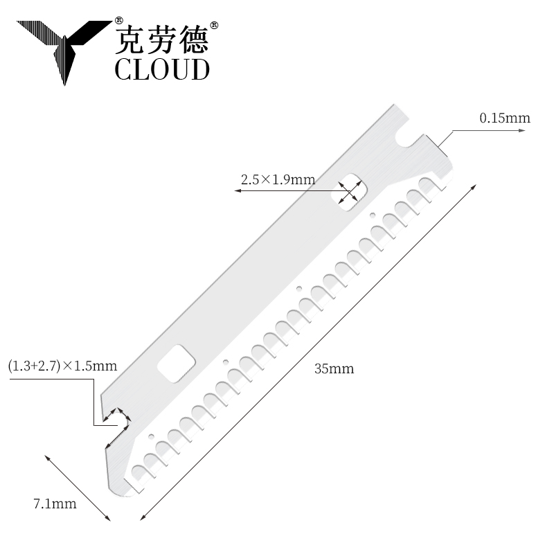 Multi-Use Reusable Stainless Steel Eyebrow Razor Blades