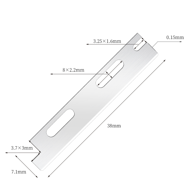 Multi-Use Reusable Stainless Steel Eyebrow Razor Blades