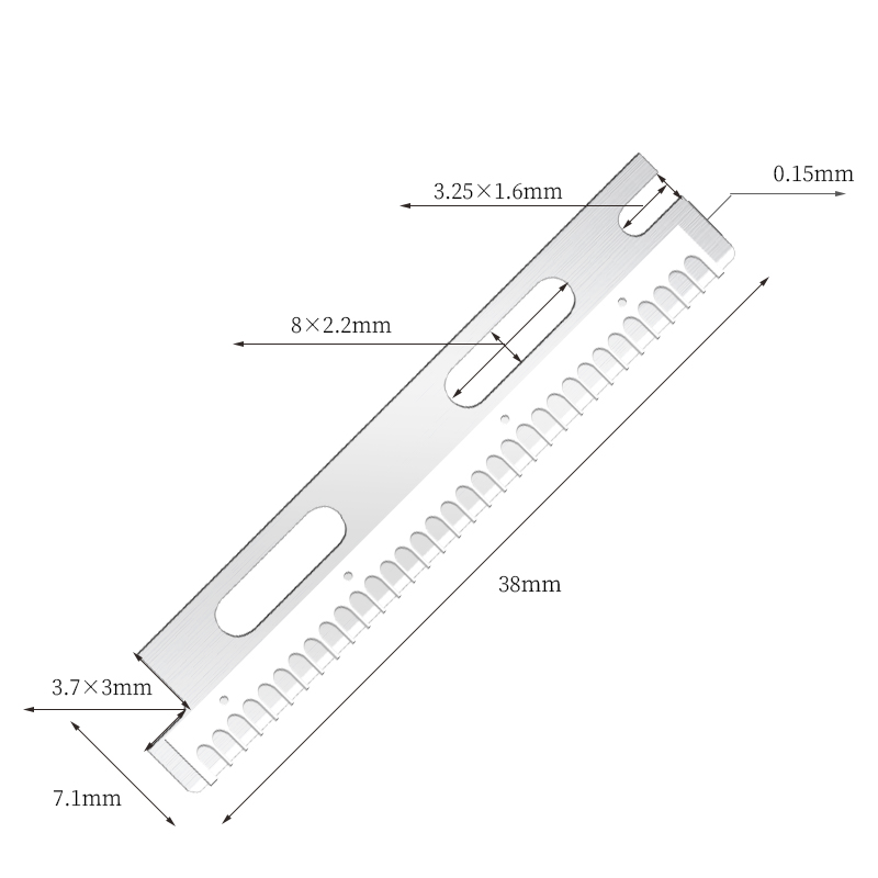 Multi-Use Reusable Stainless Steel Eyebrow Razor Blades