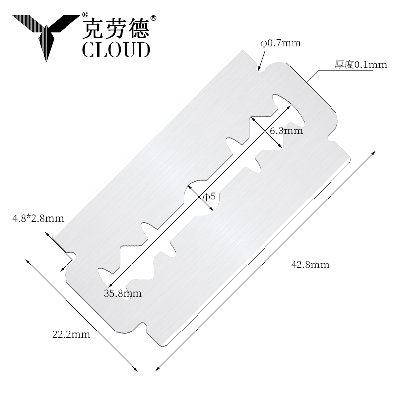 Super Steel 74 Blades Double Edge Razor Blades