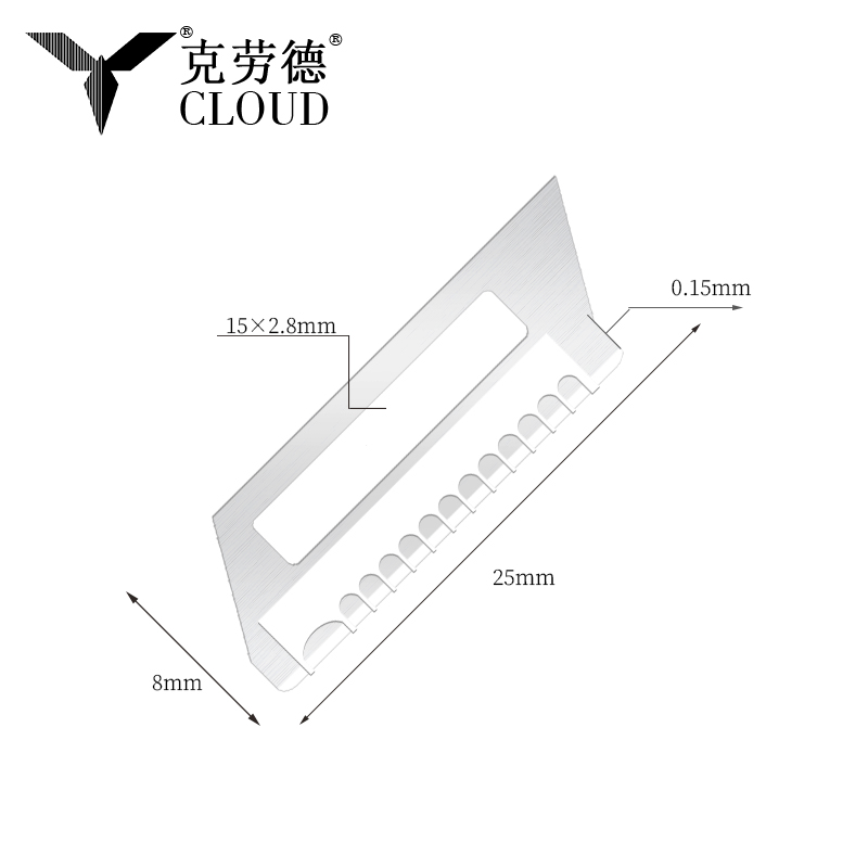 Portable Ultra-Smooth Stainless Steel Shaping Razor Blades