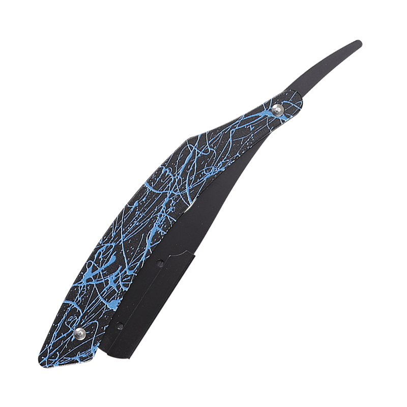 HE-10942 Stainless Steel Matte Graffiti Art Razor Holder