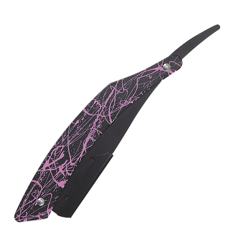 HE-10942 Stainless Steel Matte Graffiti Art Razor Holder