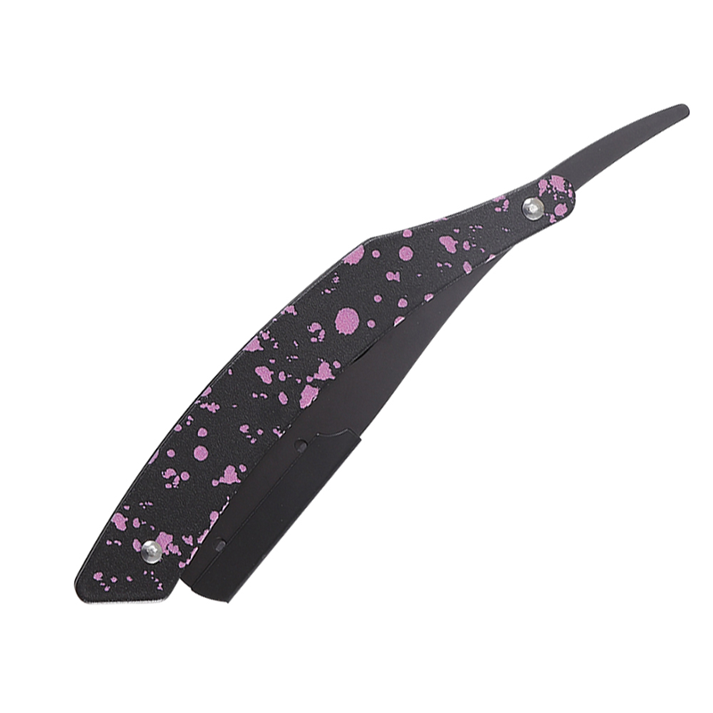 HE-10942 Stainless Steel Matte Graffiti Art Razor Holder