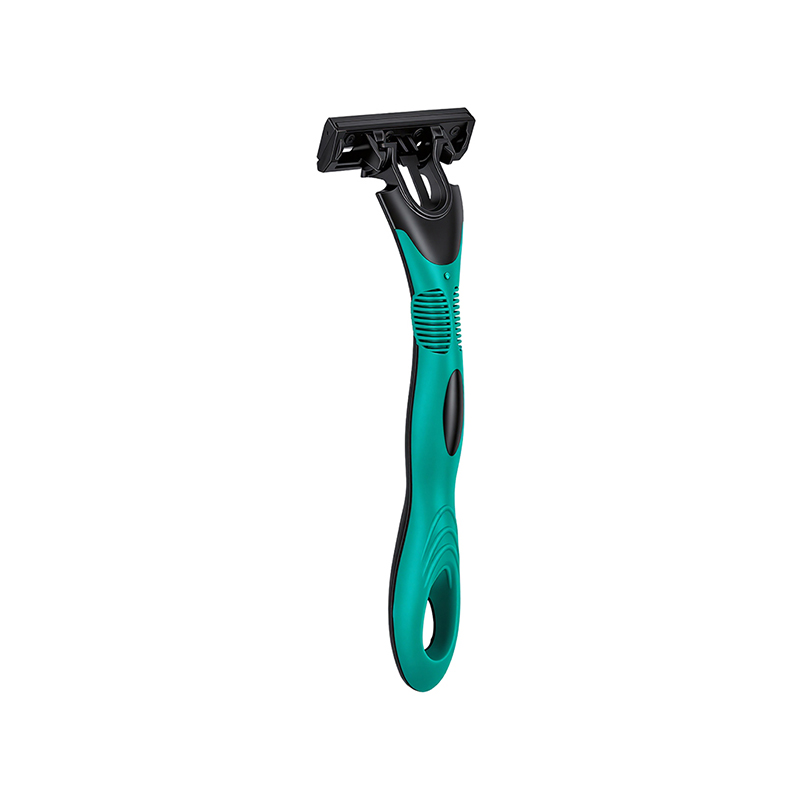 4-Piece Panda Manual Razor Set with Oval Grip